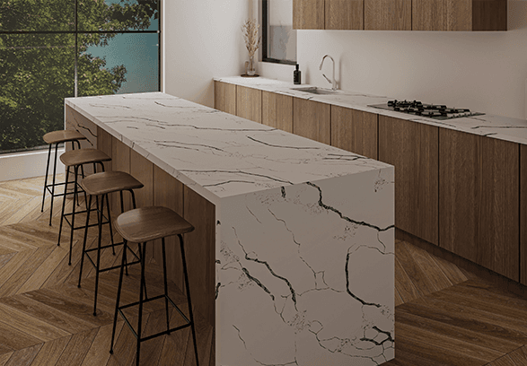 Stylish Kitchen 3D Design & Renders for client in Orlando, Florida